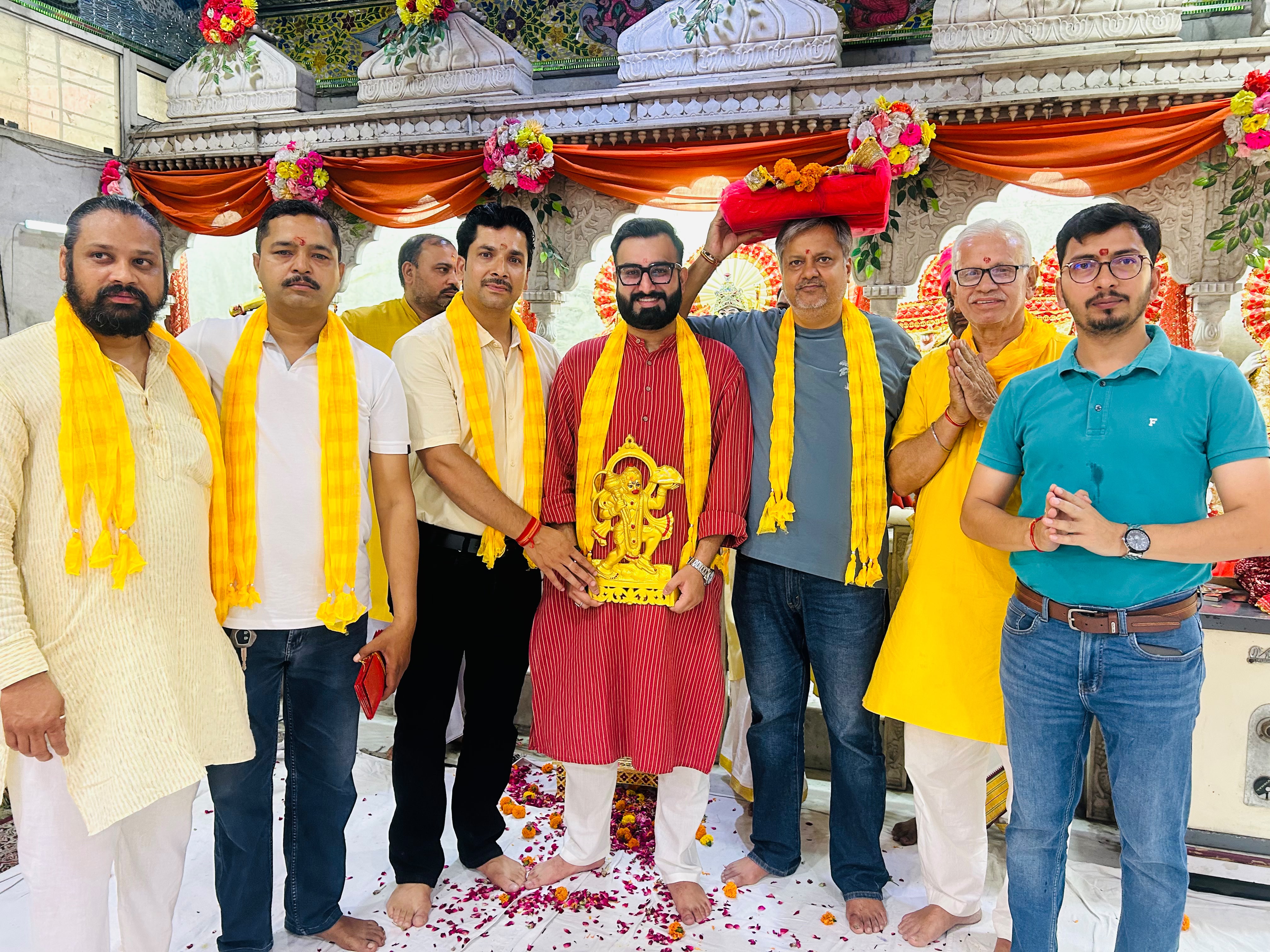 शिव शक्ति मंदिर से निकली भव्य कलश यात्रा, तीन दिवसीय श्री हनुमान कथा का शुभारंभ