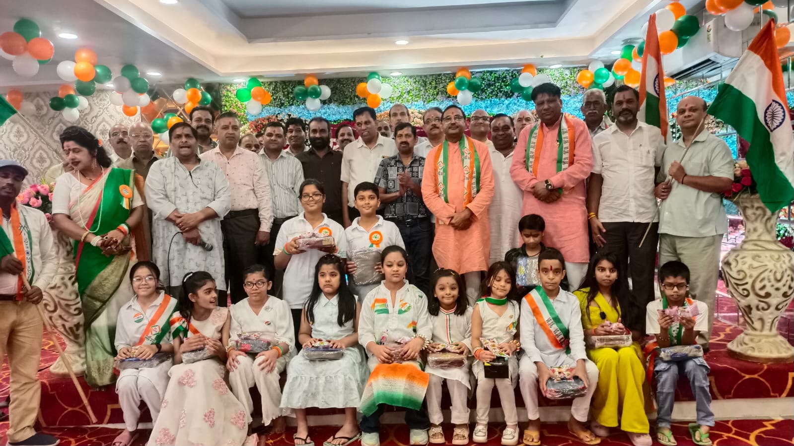 चुनौतियों को अवसर में बदलने से ही सपने होते हैं साकार: भारत विकास परिषद घोंडा शाखा ने मनाया स्वतंत्रता दिवस